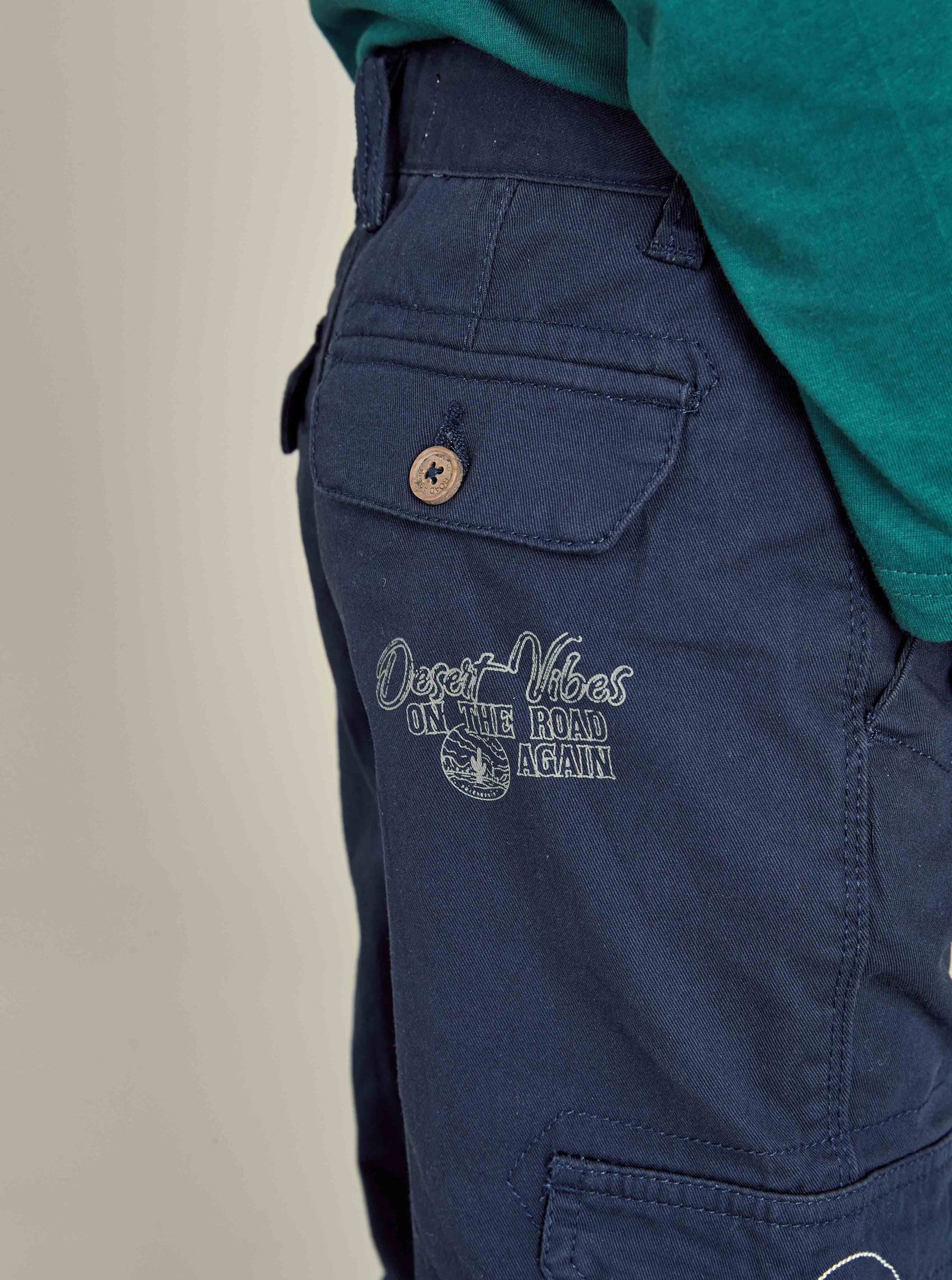 Kids Boy Side Pockets Pants