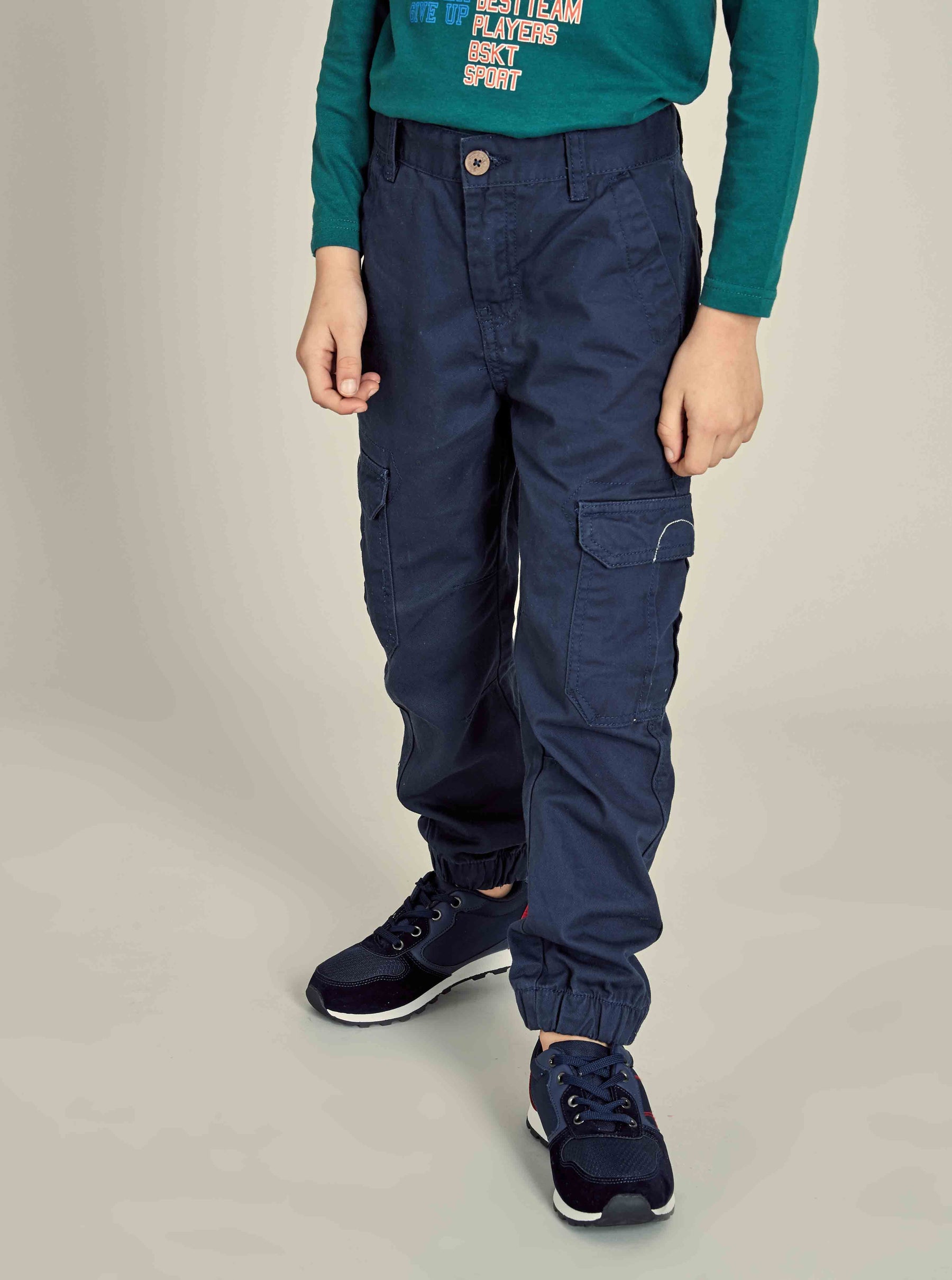Kids Boy Side Pockets Pants