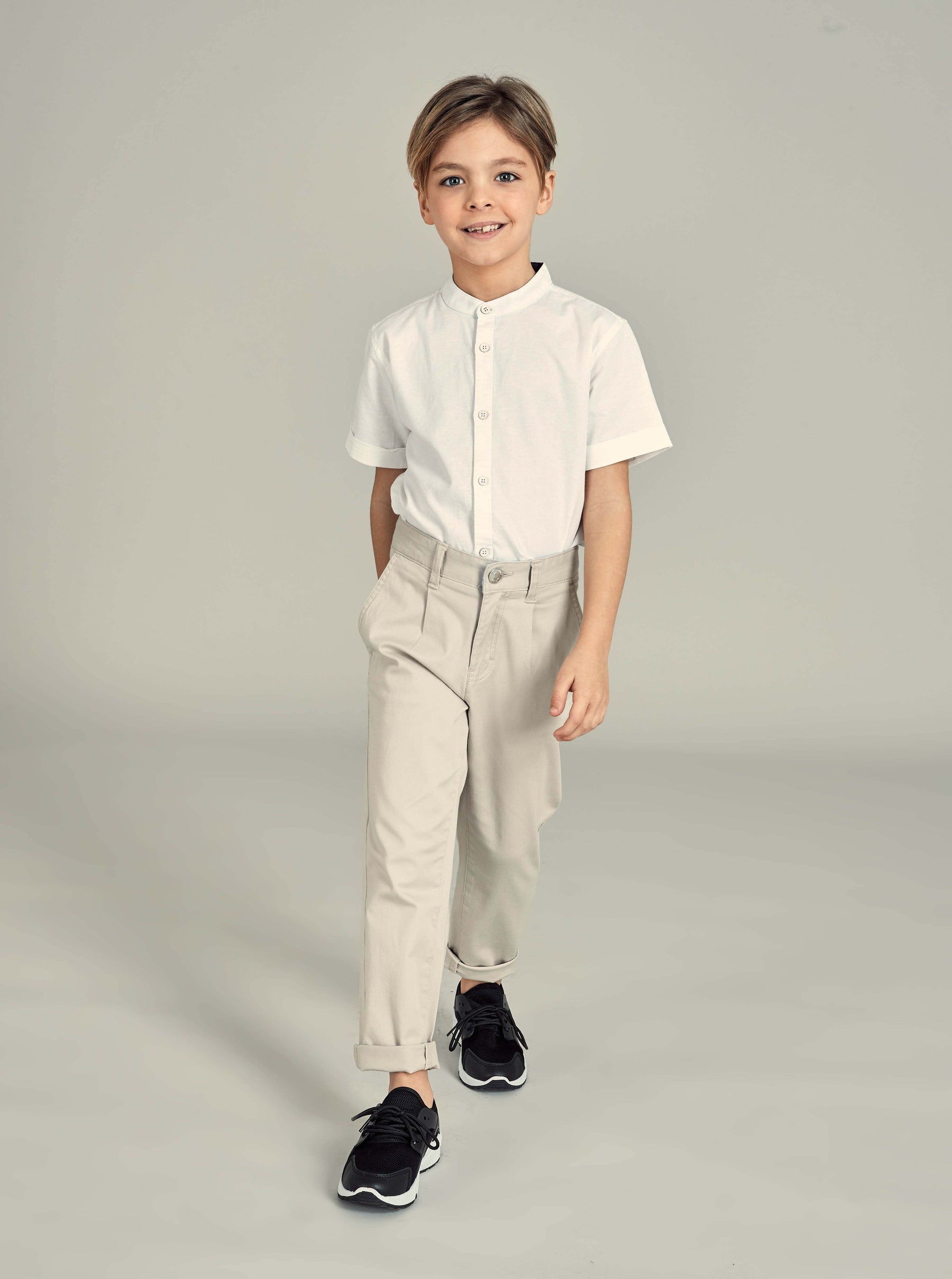 Kids Boy Korean Collar shirt