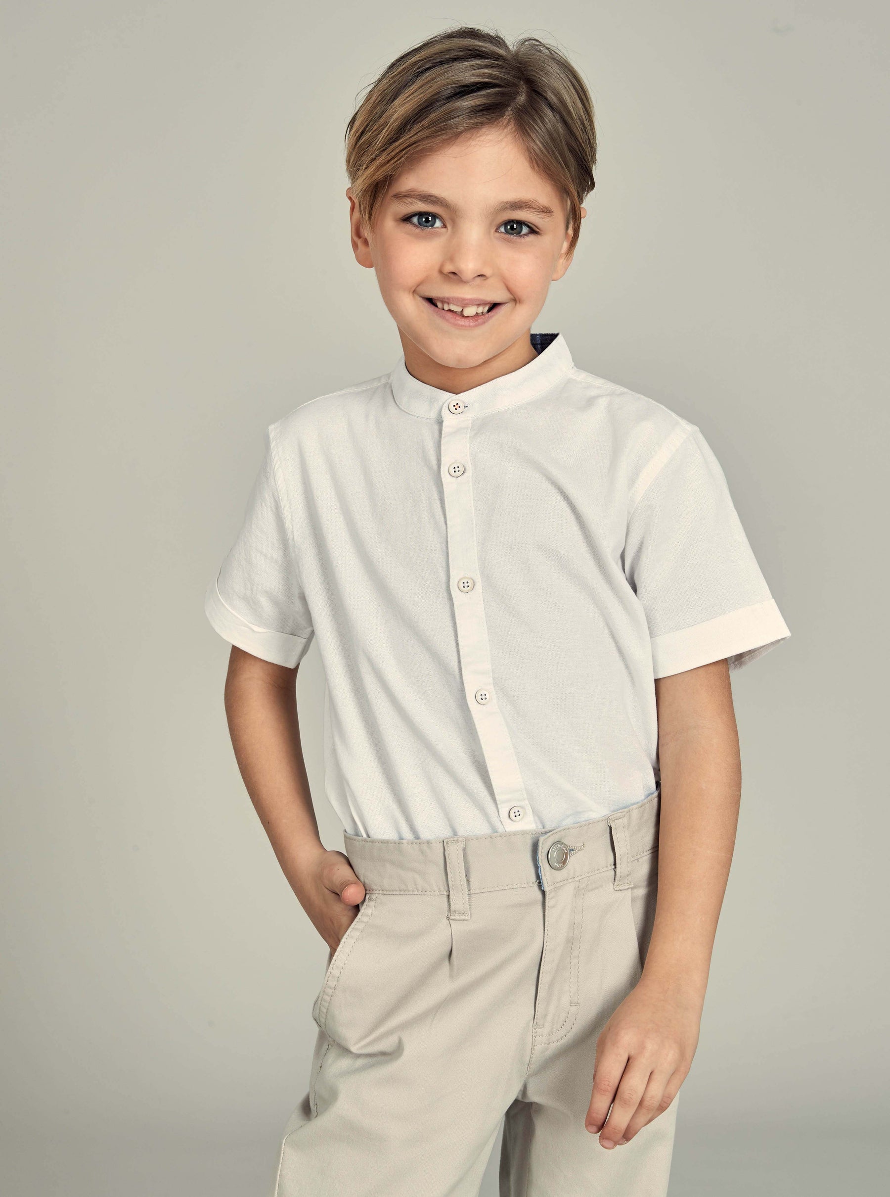 Kids Boy Korean Collar shirt