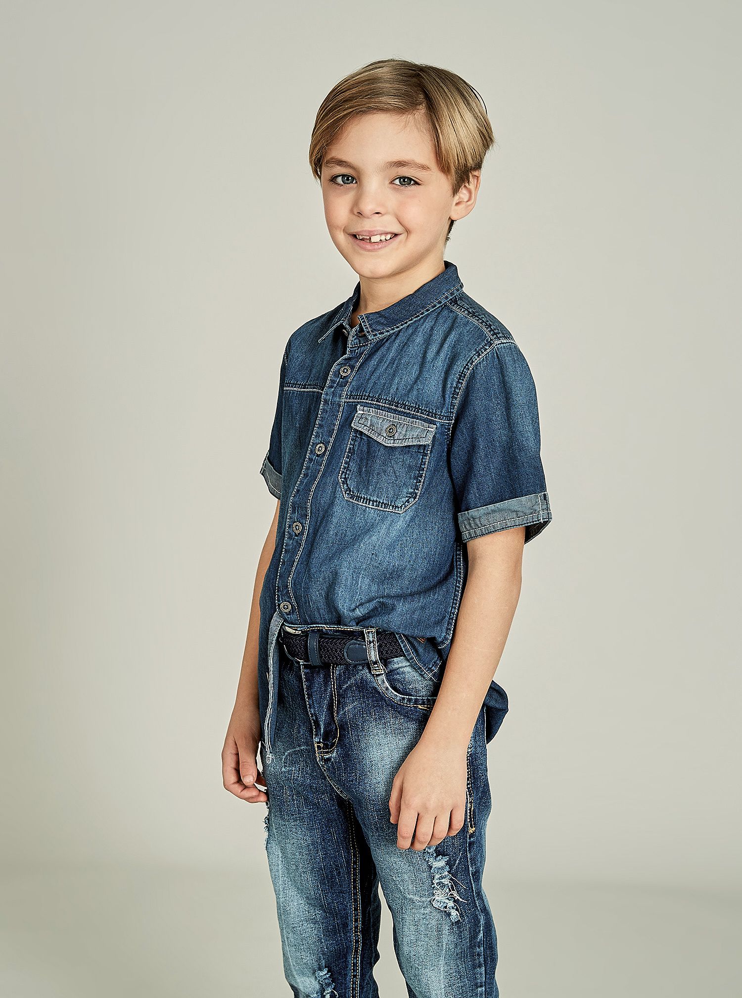 Kids Boy Denim Shirt