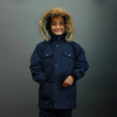 UNQSPY Kids BOY 3-16 Years Core Parka Jacket Coat freeshipping - UNQSPY
