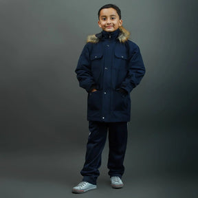 UNQSPY Kids BOY 3-16 Years Core Parka Jacket Coat freeshipping - UNQSPY