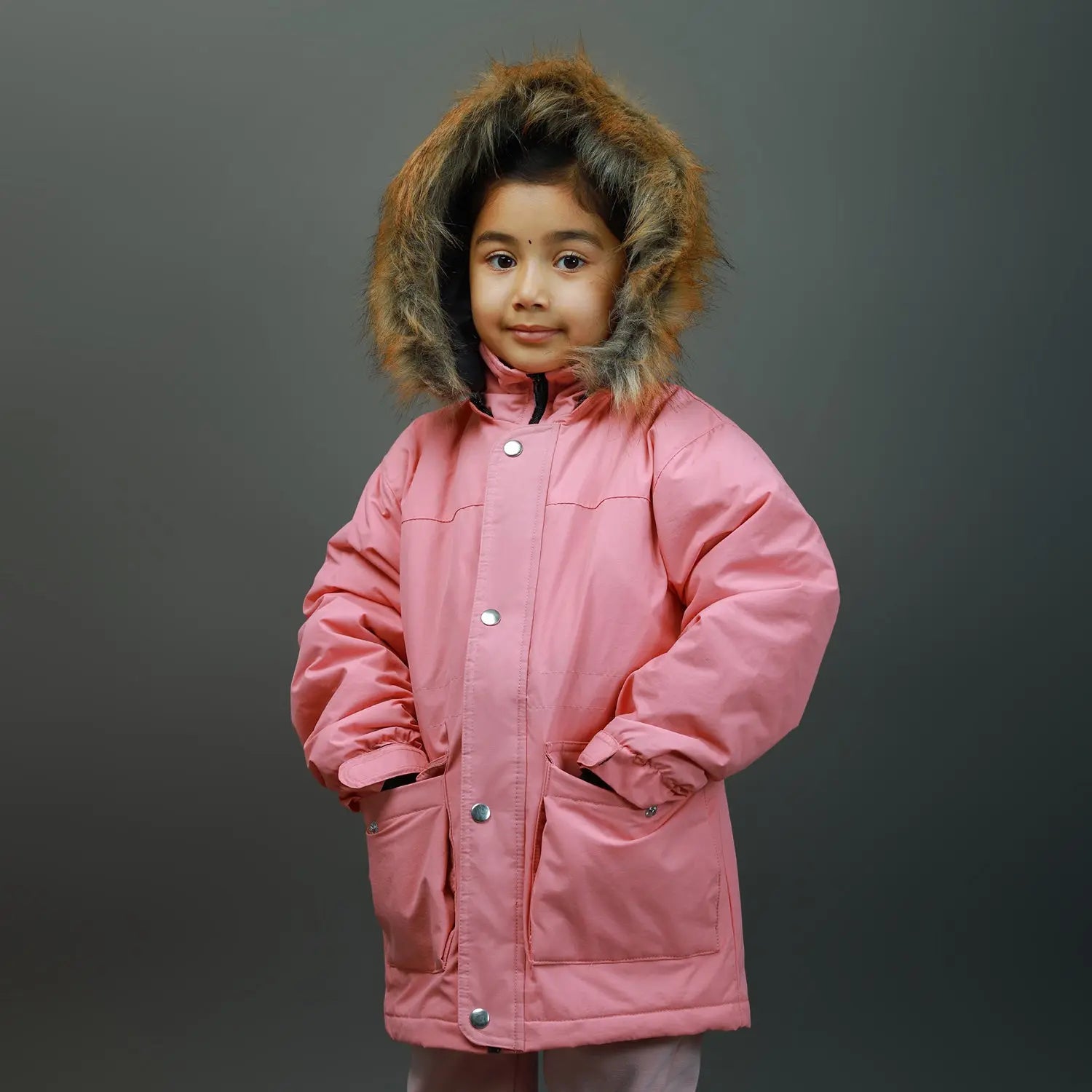 UNQSPY Kids Girl 3-16 Years Core Parka Jacket Coat freeshipping - UNQSPY