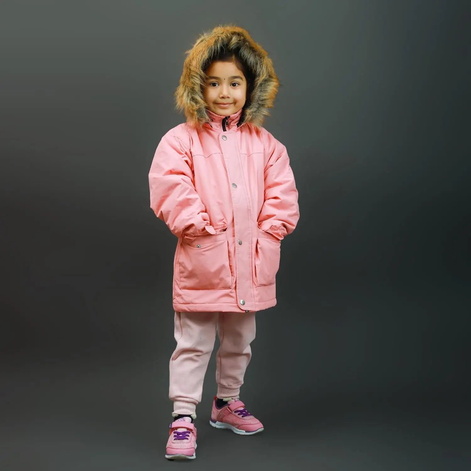 UNQSPY Kids Girl 3-16 Years Core Parka Jacket Coat freeshipping - UNQSPY