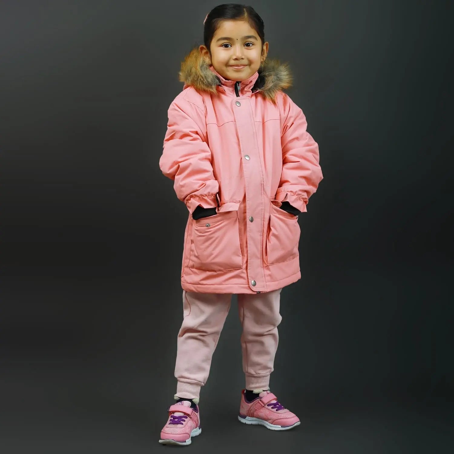 UNQSPY Kids Girl 3-16 Years Core Parka Jacket Coat freeshipping - UNQSPY